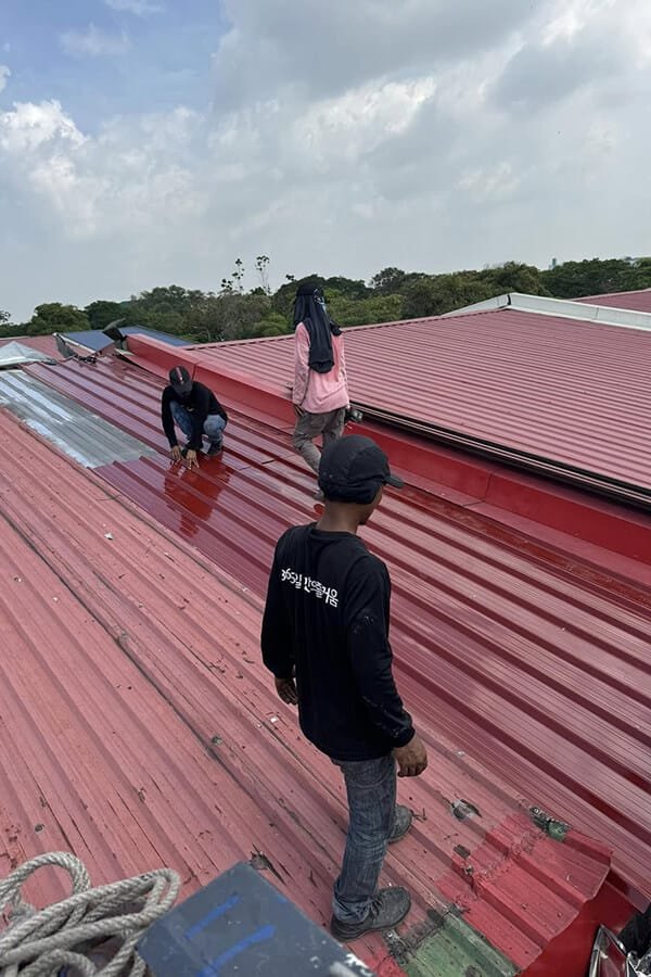 Hengze's roof panels used in Argentina