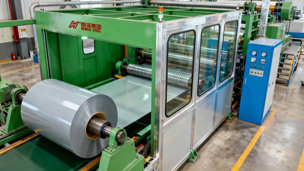 manufacturing process of prepainted aluminum coil